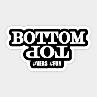 Bottom/Top Graphic Tee Sticker